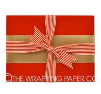 red gloss wrapping paper