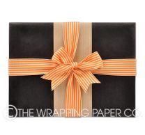 Black kraft wrapping paper
