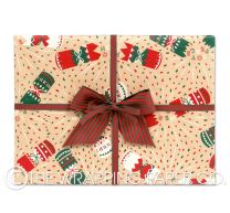 crackers kraft christmas wrapping paper
