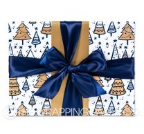 KERSTBOOM NAVY GOLD COUNTER ROLL