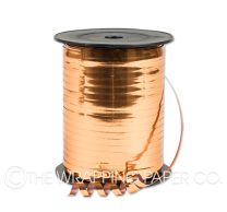 Metallic copper curling ribbon