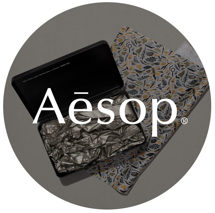 Custom Gift Wrapping Client Aesop
