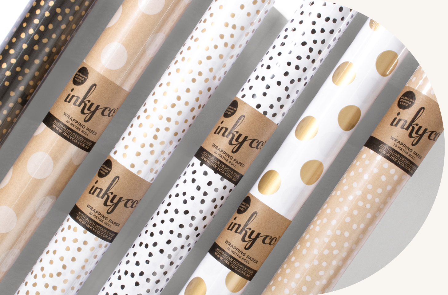 Inky Co. Retail Gift Wrapping Paper